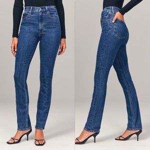 Abercrombie & Fitch Ultra High Rise 90s Slim Straight Jean